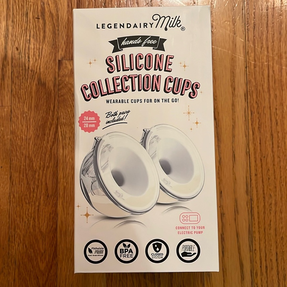 Legendairy Milk Silicone Collection Cups - White